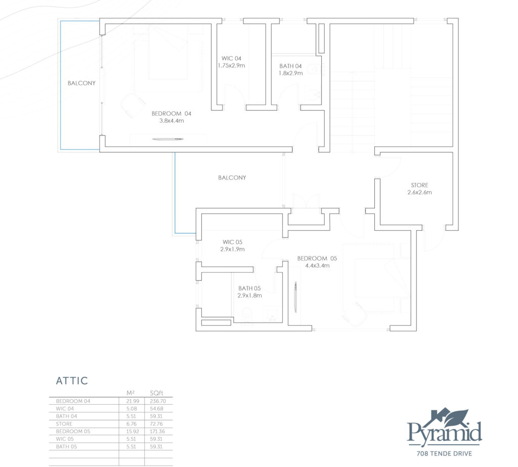 708 Tende Drive Blueprint Pane
